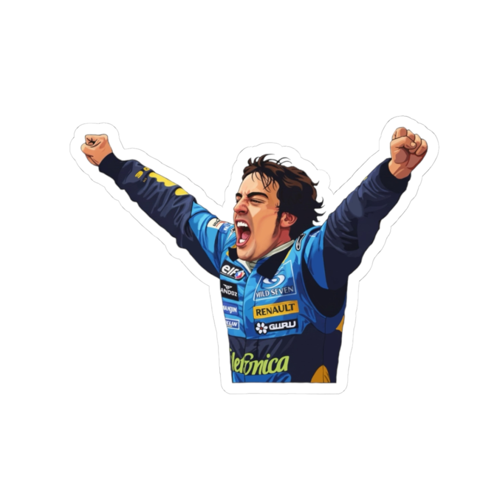 Fernando Alonso sport sticker 