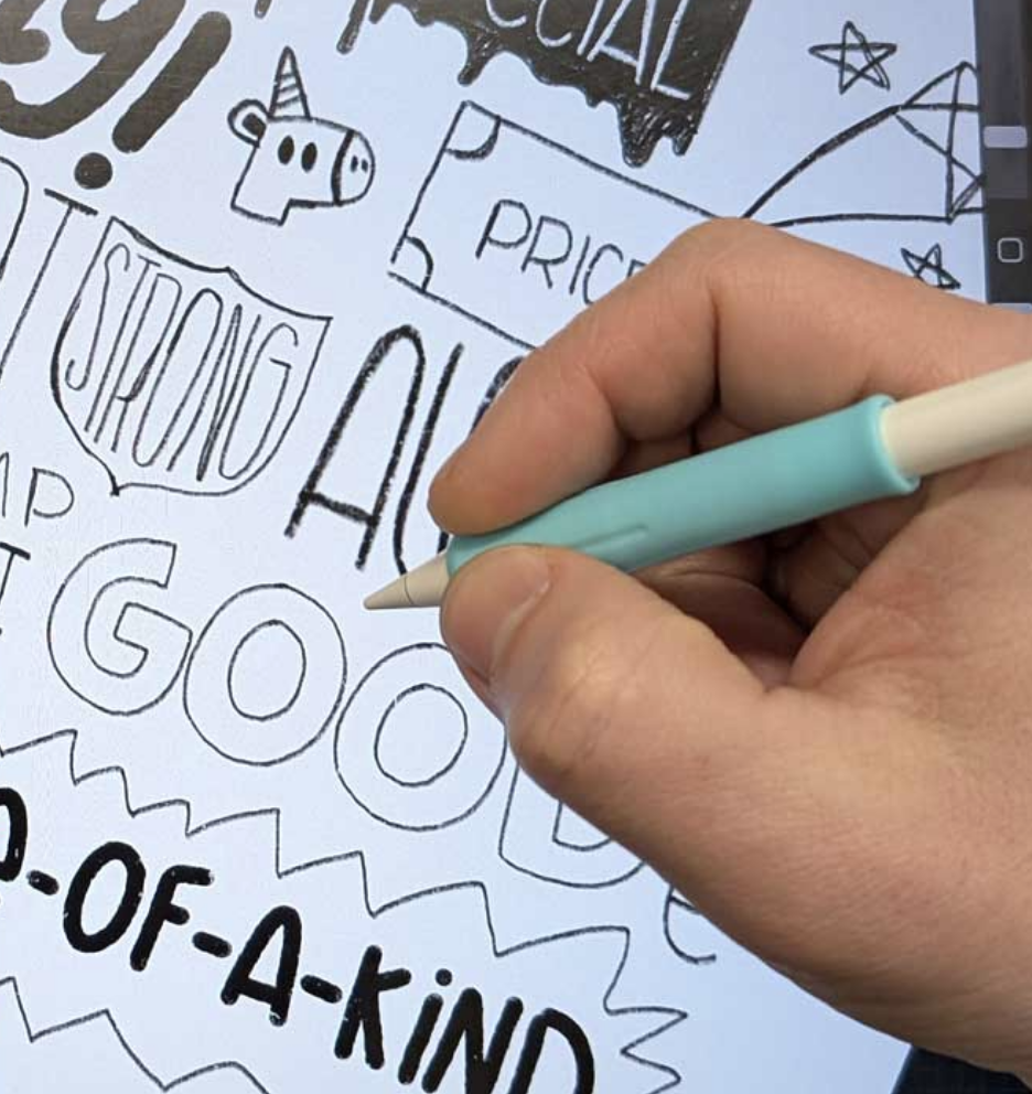 custom stickers and prints created using best free digital art apps