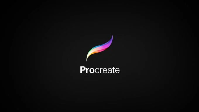 Official Procreate logo and app icon for iPad. Procreate is a leading creative application used by digital artists for sketching, painting, and illustration.