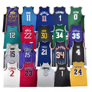 Assorted NBA jerseys featuring star players—perfect personalized basketball gifts for men and kids.